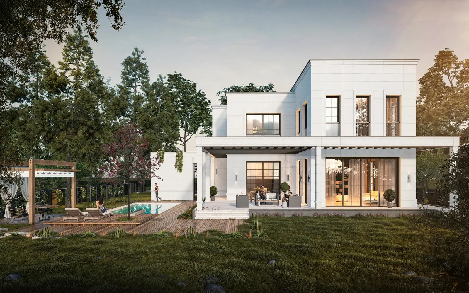 White villa at Gokturk Kemer Evleri