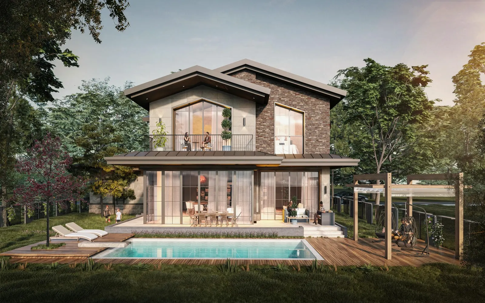 Villa and pool at Gokturk Kemer Evleri