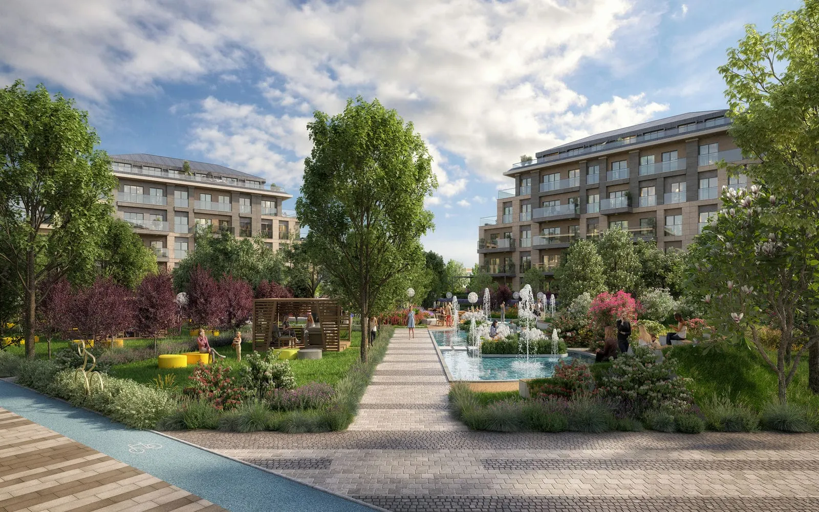 Garden walk at Golyaka Istanbul