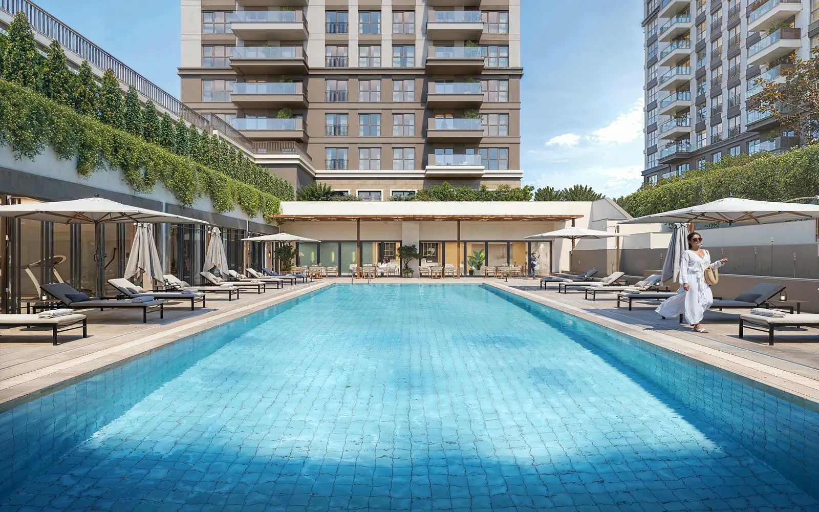 Swimming pool at Hayat Flora