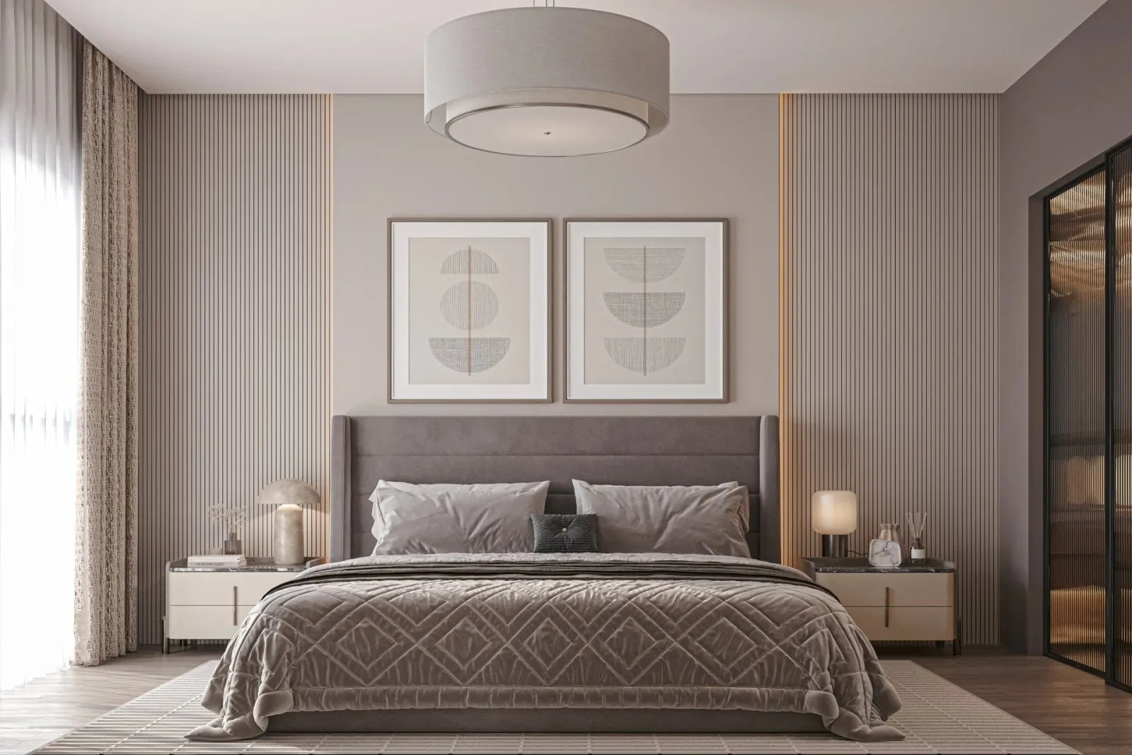 Bedroom in an Inlight Yenisehir apartment