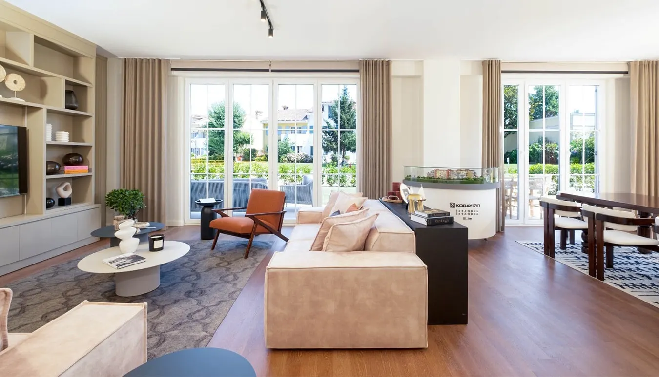Living room in an Istanbul Istanbul apartment