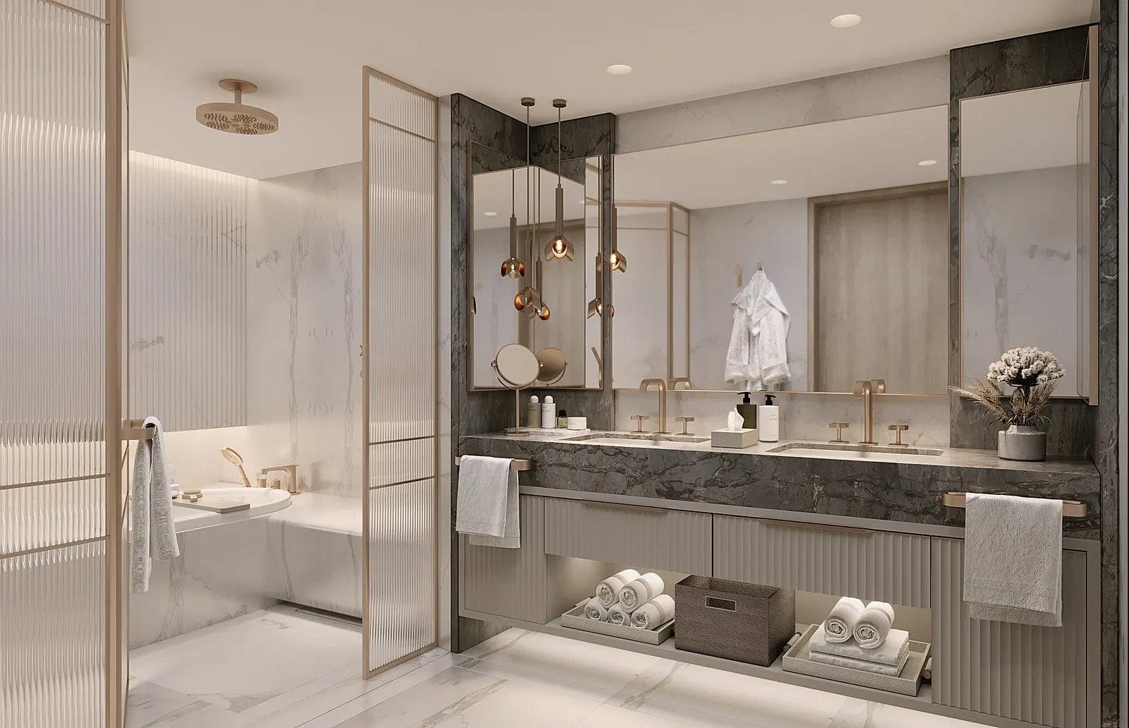 Bathroom in a JW Marriott Residences Tarabya apartment