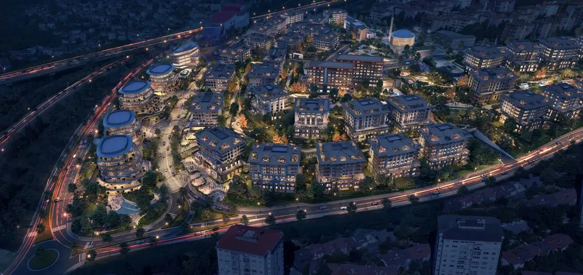 Kent Etiler at night from the air