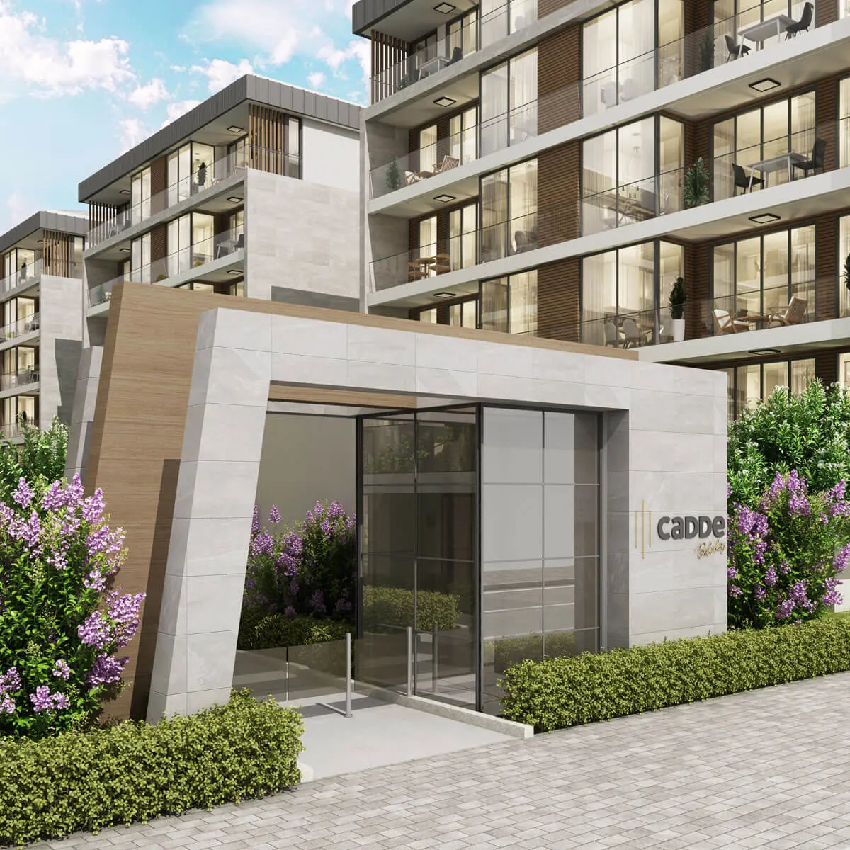 Block entrance at Cadde Bakirkoy