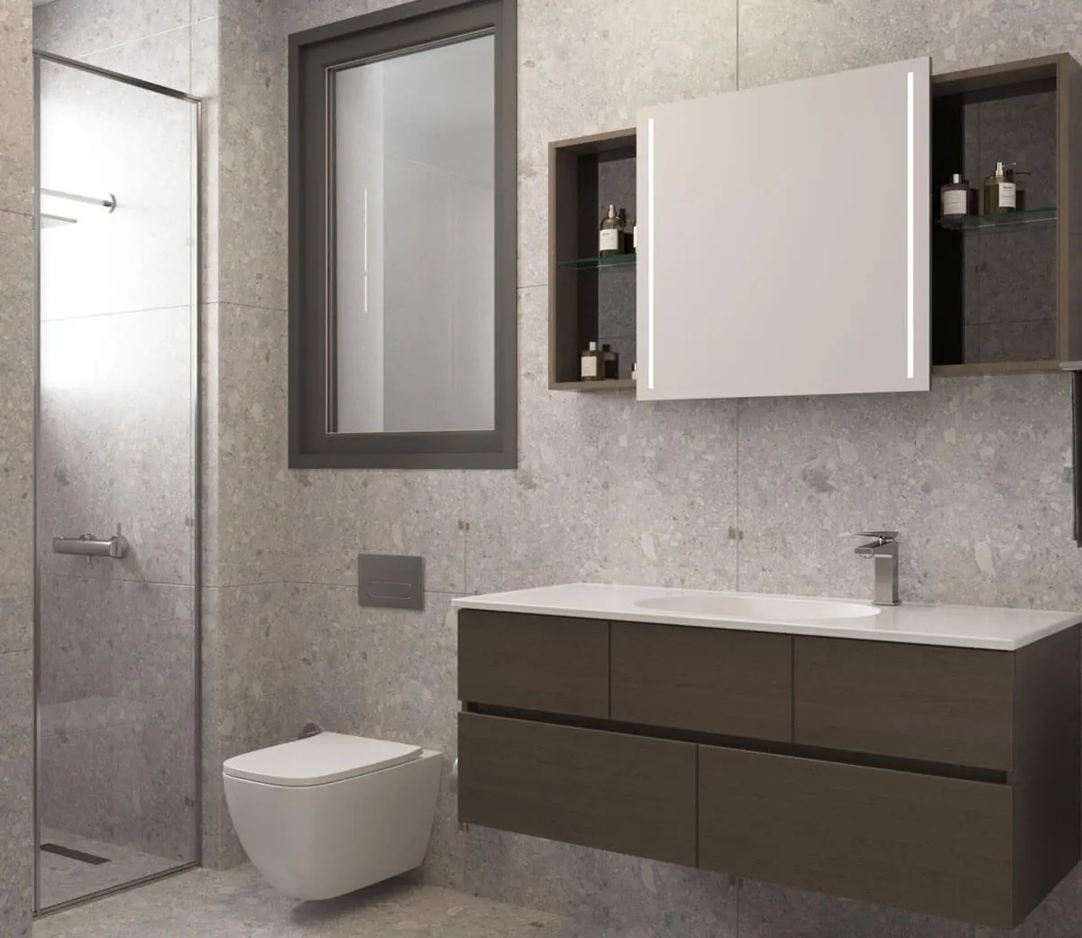 Bathroom of a Cadde Bakirkoy apartment