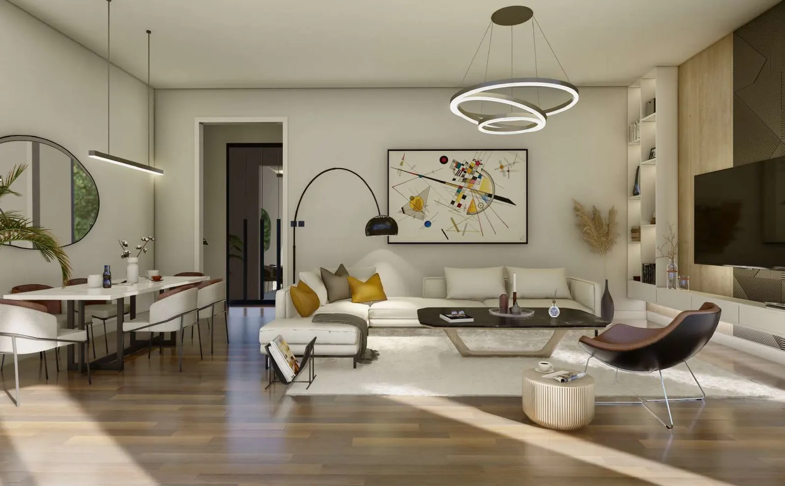 Living room in a Koray Liberte apartment