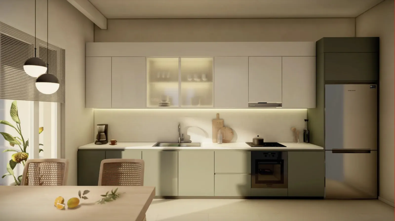 Kitchen in a Koray Upland apartment