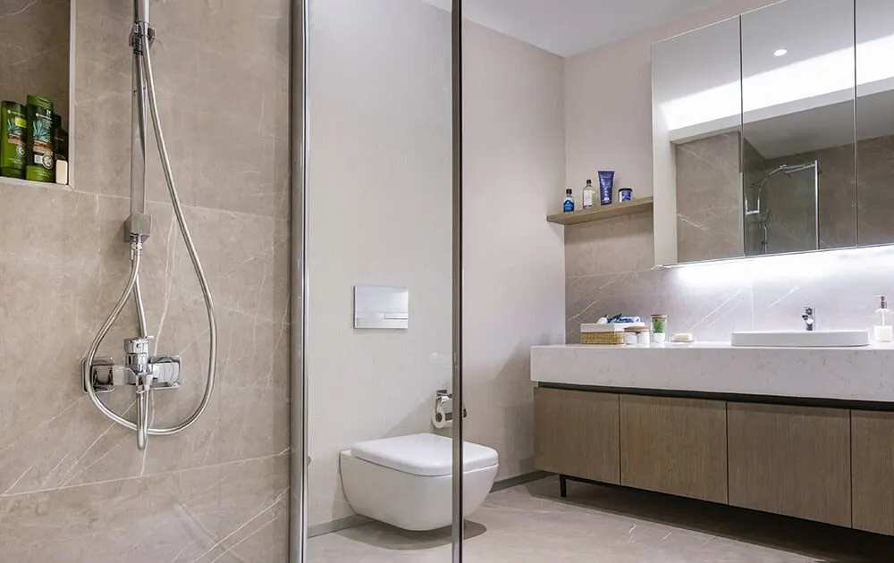 Bathroom in a Limonlu Bahce Konaklari apartment
