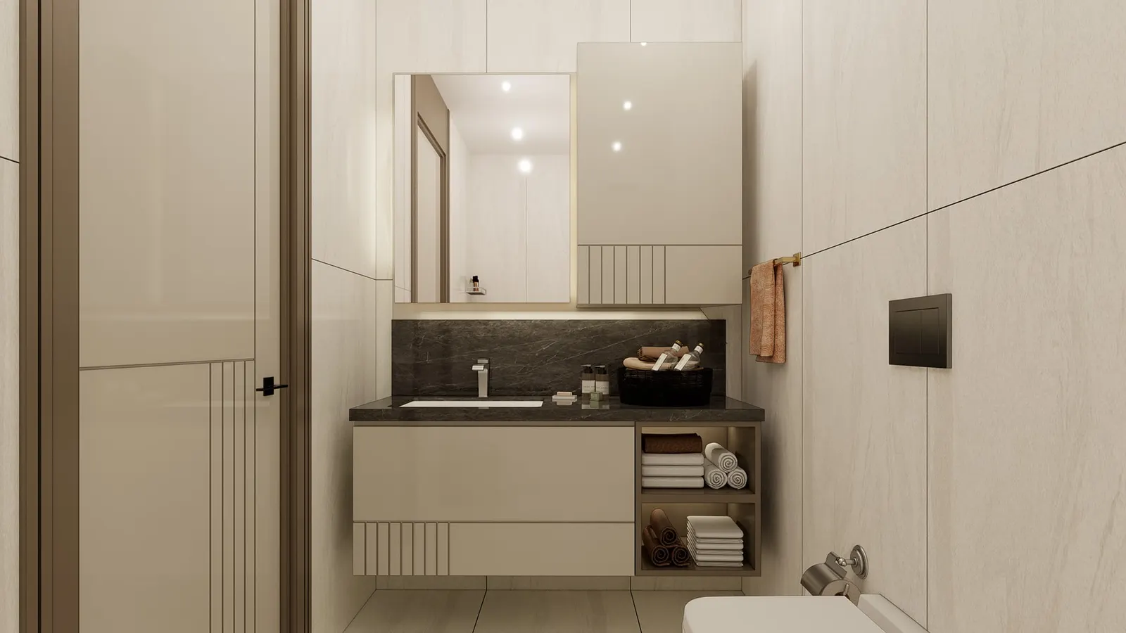 Bathroom in a Lotus Gol Evleri apartment