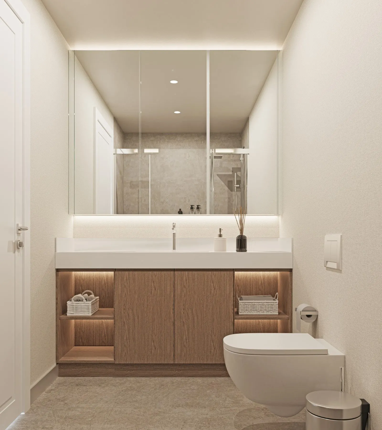 Bathroom of a Major Golyaka apartment