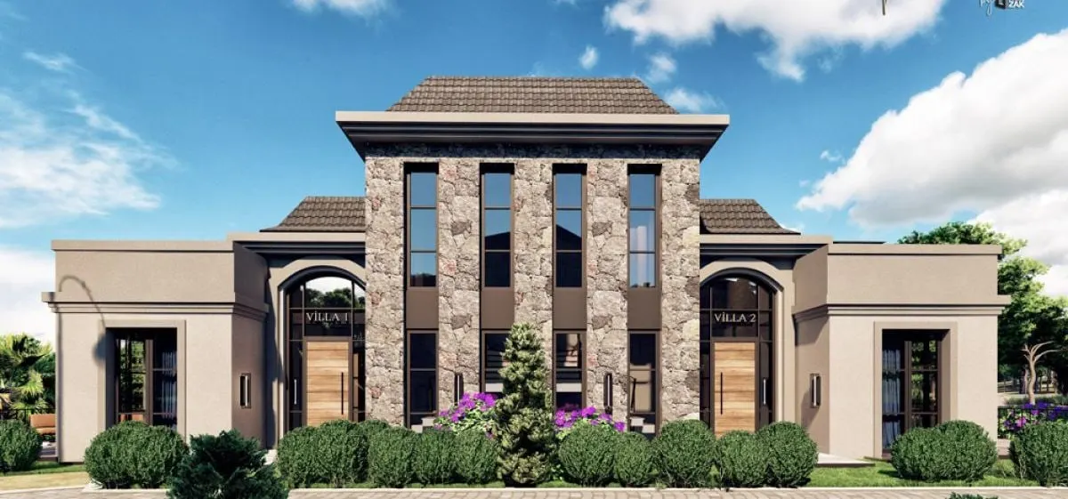 Front of a Maniero Omerli by Huzzak mansion