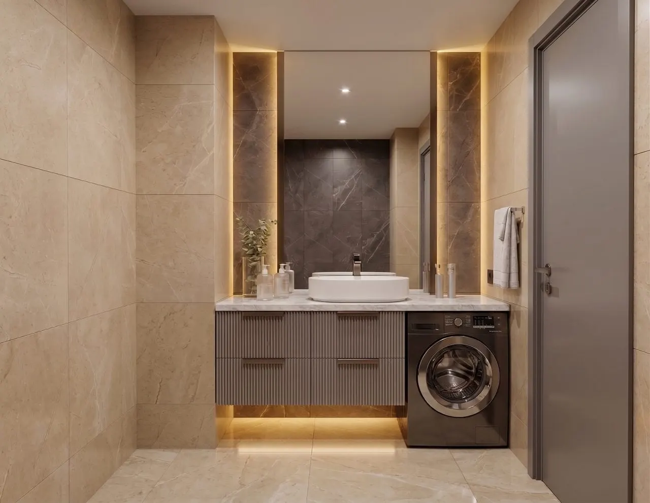Bathroom in a Meda Modern Park apartment