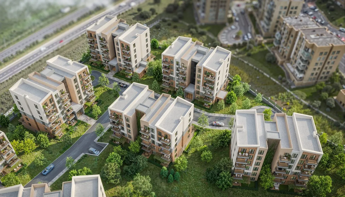 Nef Korukoy blocks from above