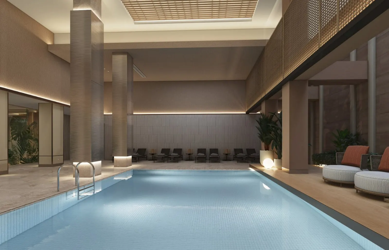 Indoor pool at Nevbahar Kemer Evleri