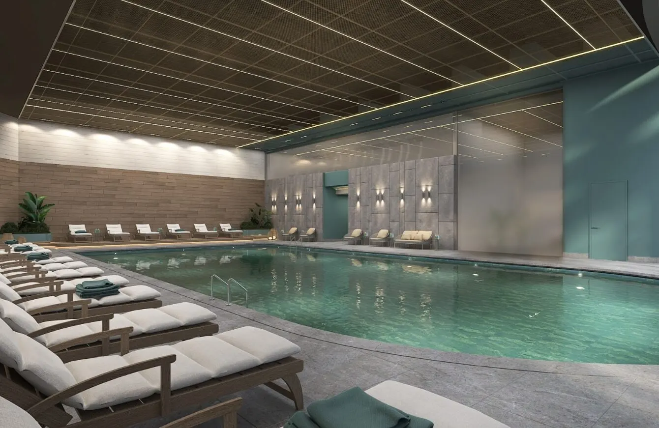 Indoor swimming pool at Next Level Kemer