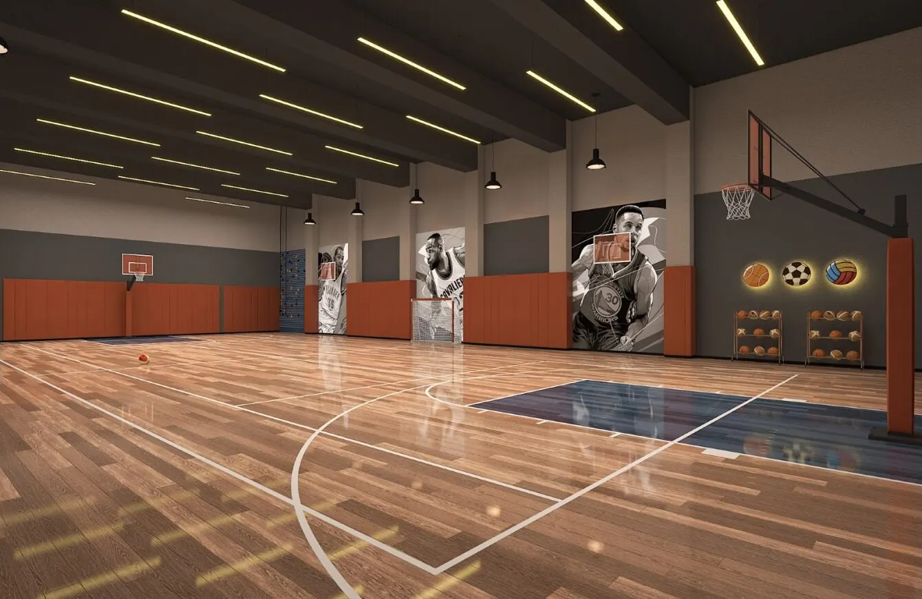 Indoor sports hall at Next Level Kemer