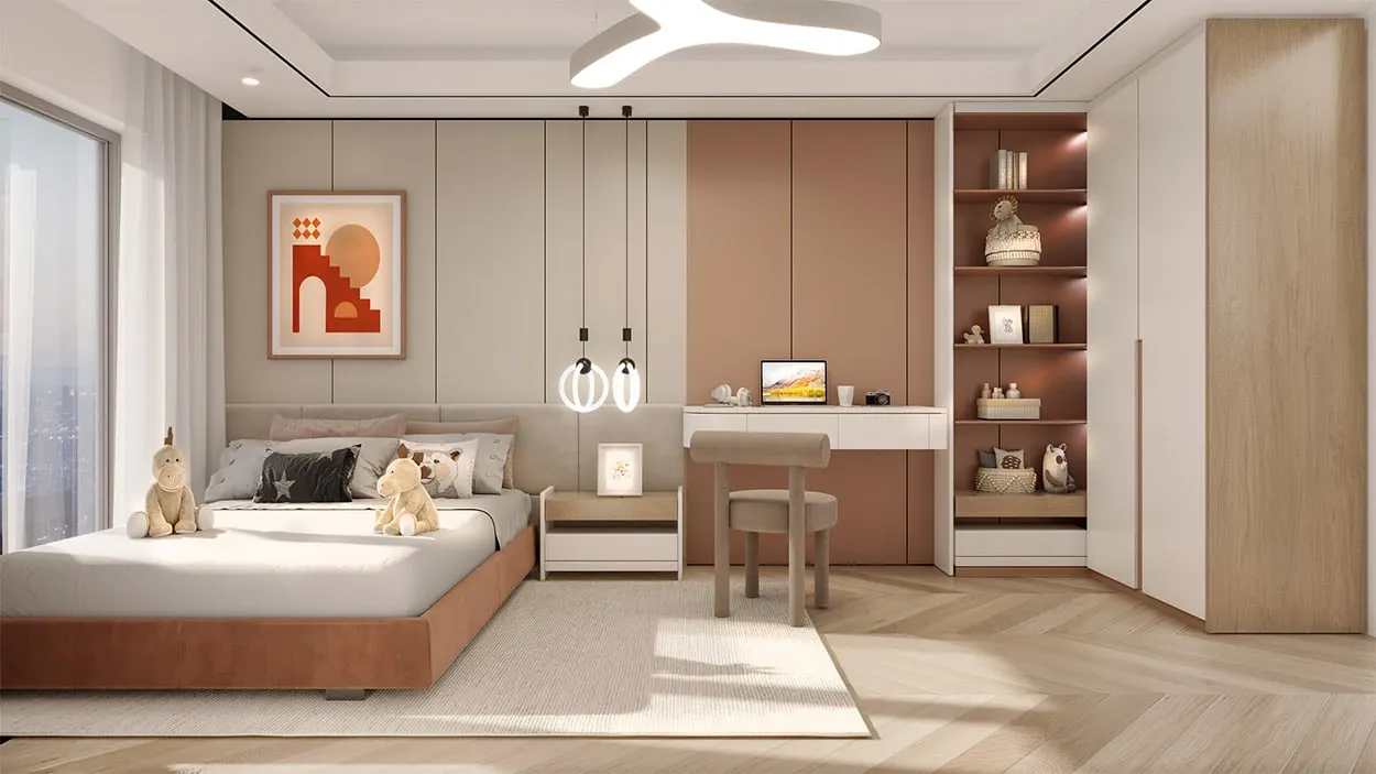 Children's room in a Nuve Basaksehir apartment
