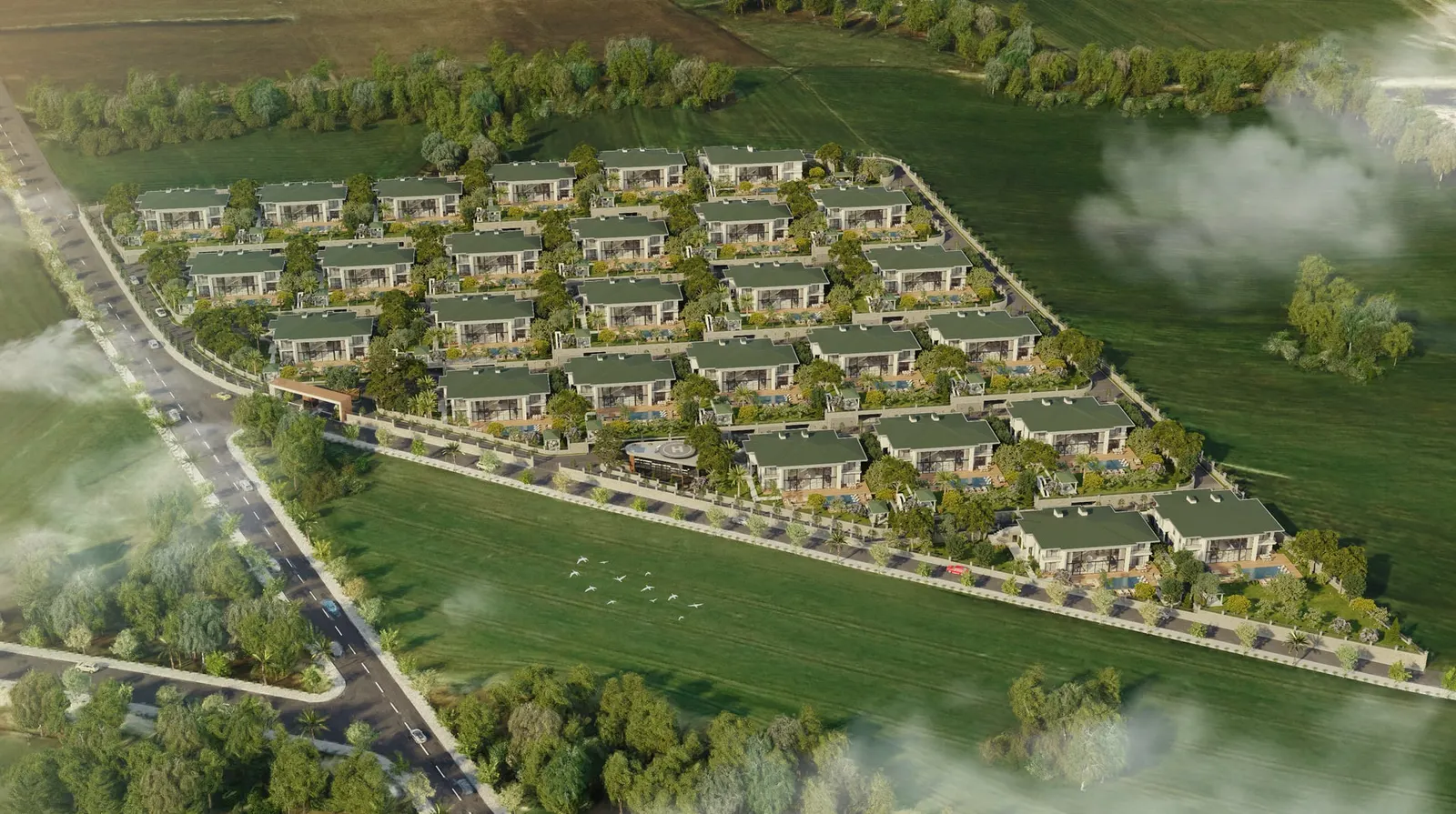 Onay Buyuk Konaklar site from above