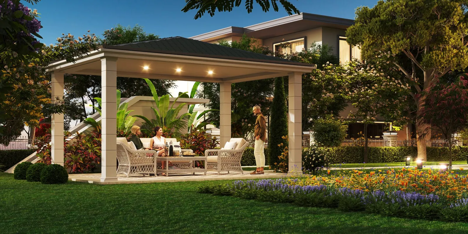 Garden gazebo at Onay Buyuk Konaklar
