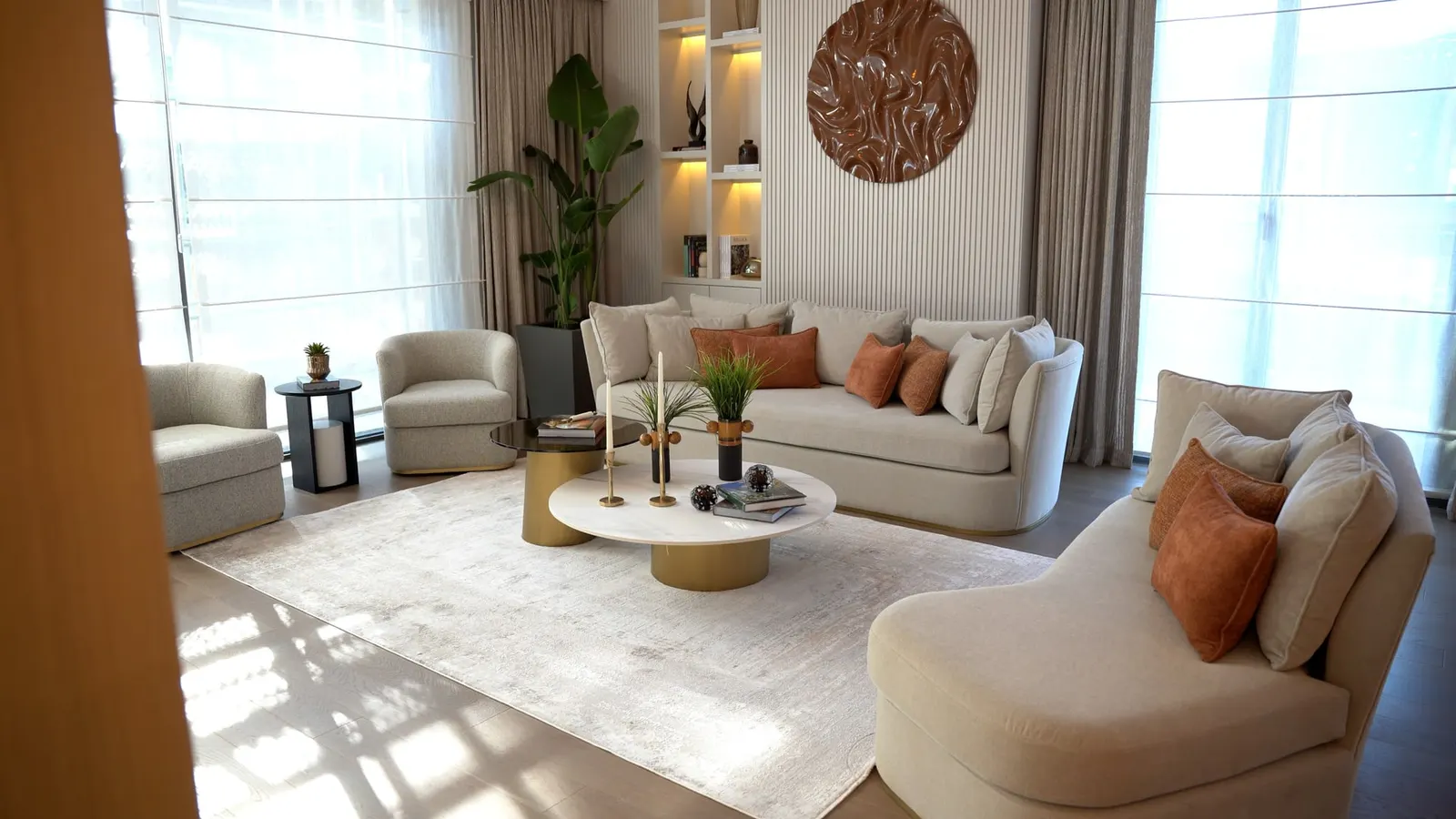 Living room in the OrmanYaka show apartment
