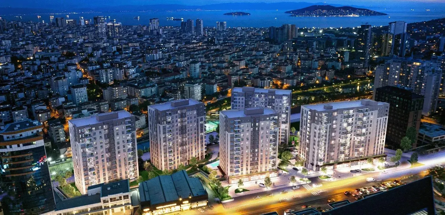 Ozak Dragos at night with the Princes' Islands behind