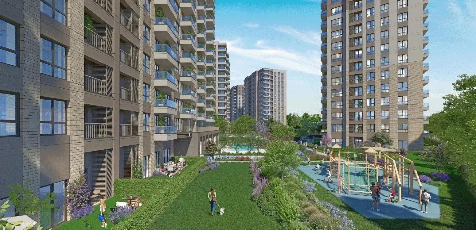 Gardens between the Ozak Dragos blocks