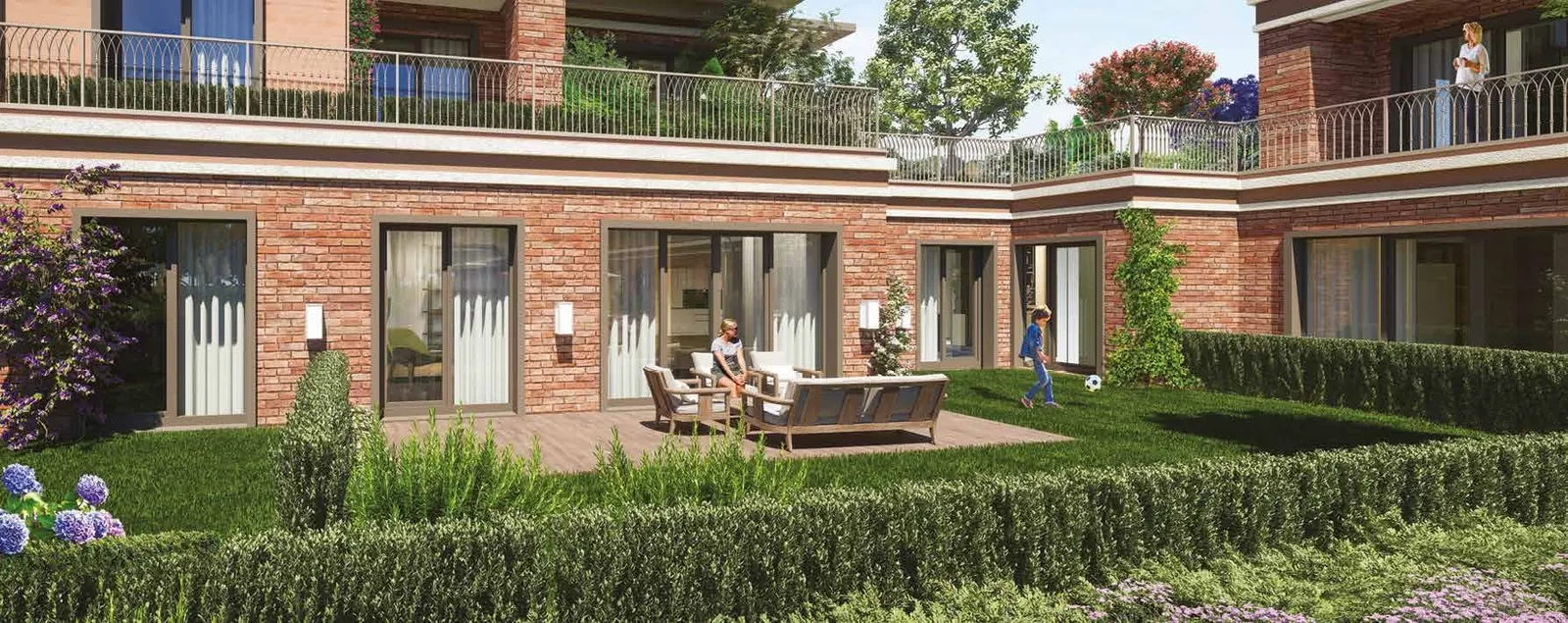 Garden-floor apartments with private gardens at Ozak Duyu
