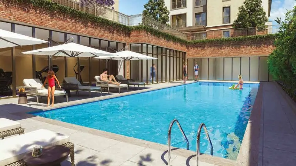 Outdoor pool at Ozak Duyu