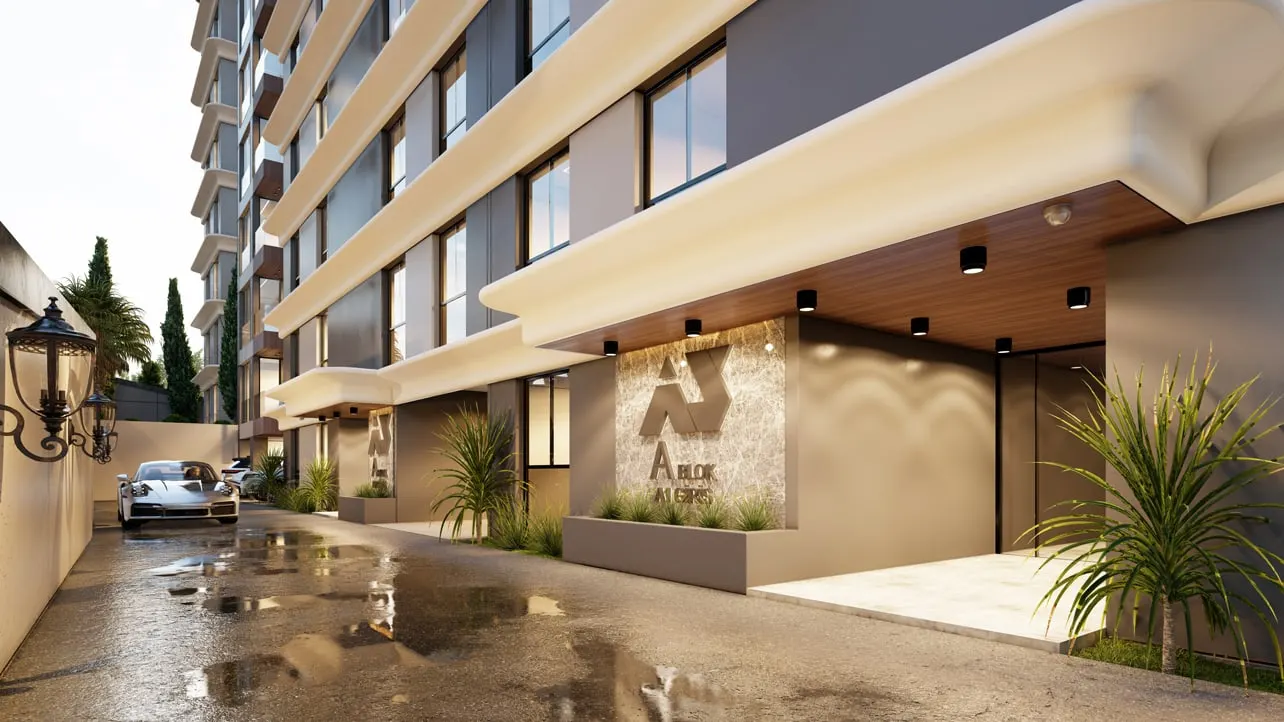 Building entrance at Panaroma Altinoluk