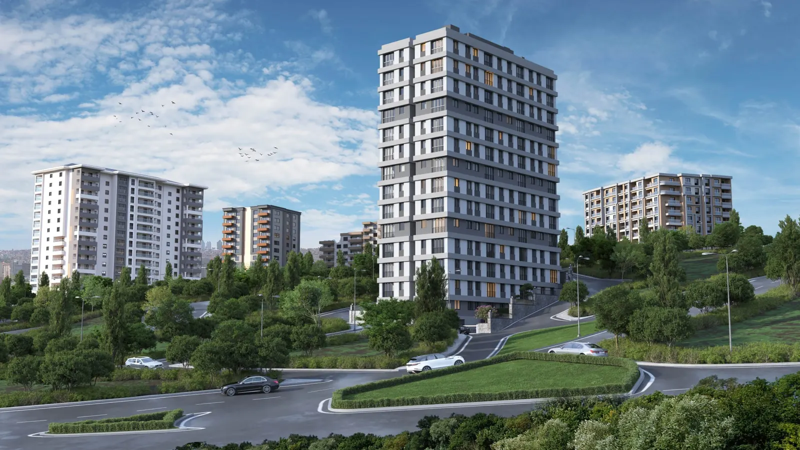 Pelit Levent and the neighboring buildings