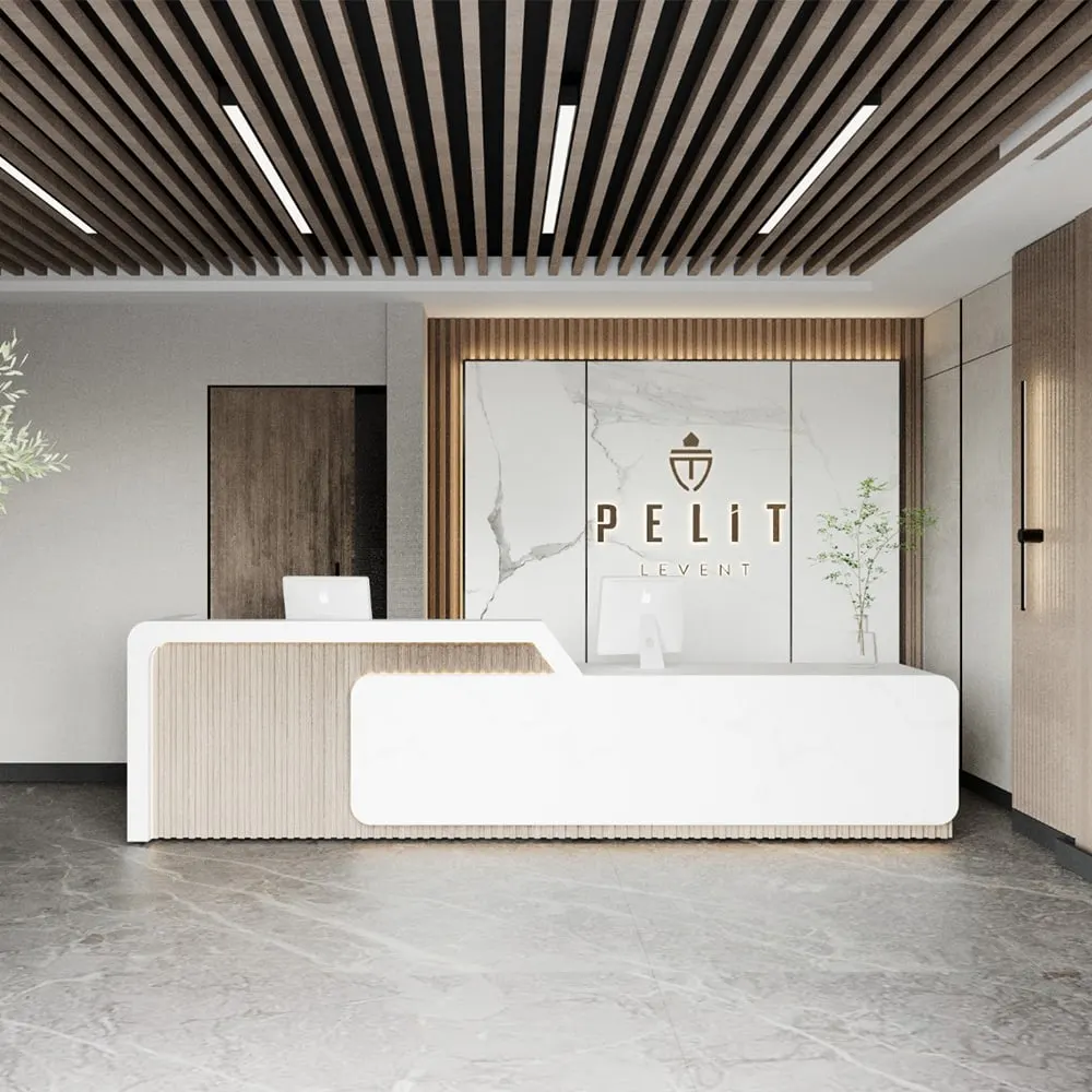 Reception in the Pelit Levent lobby