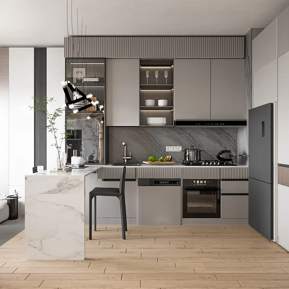 Kitchen in a Pelit Levent apartment