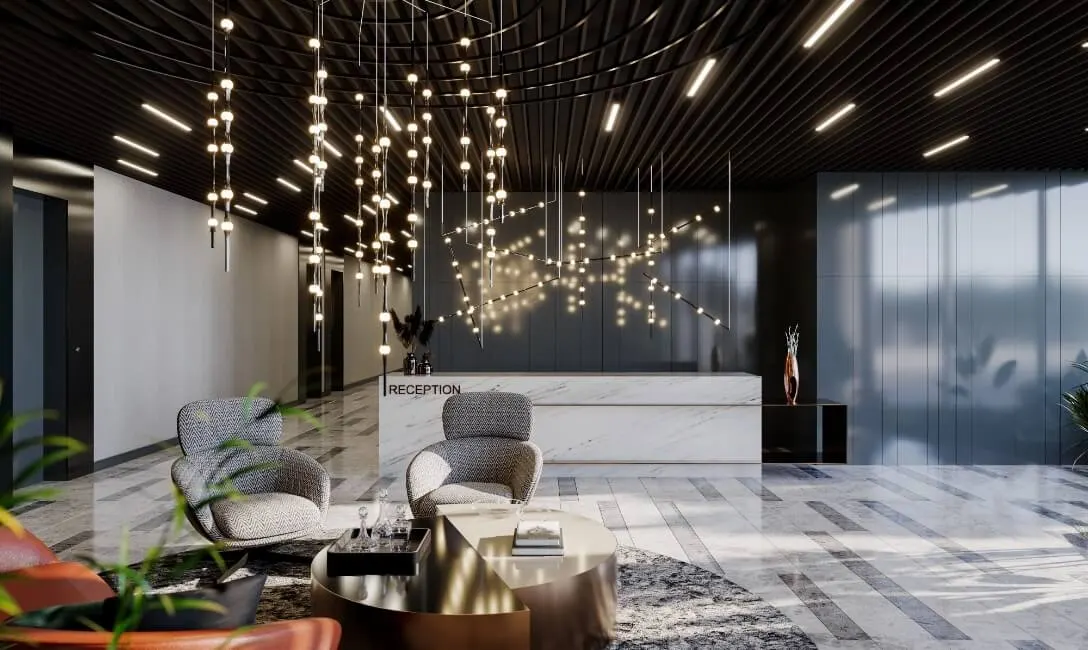 Lobby and reception of Polat Akatlar
