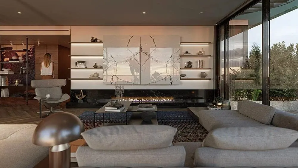 Living room of a Polat Levent Exclusive residence