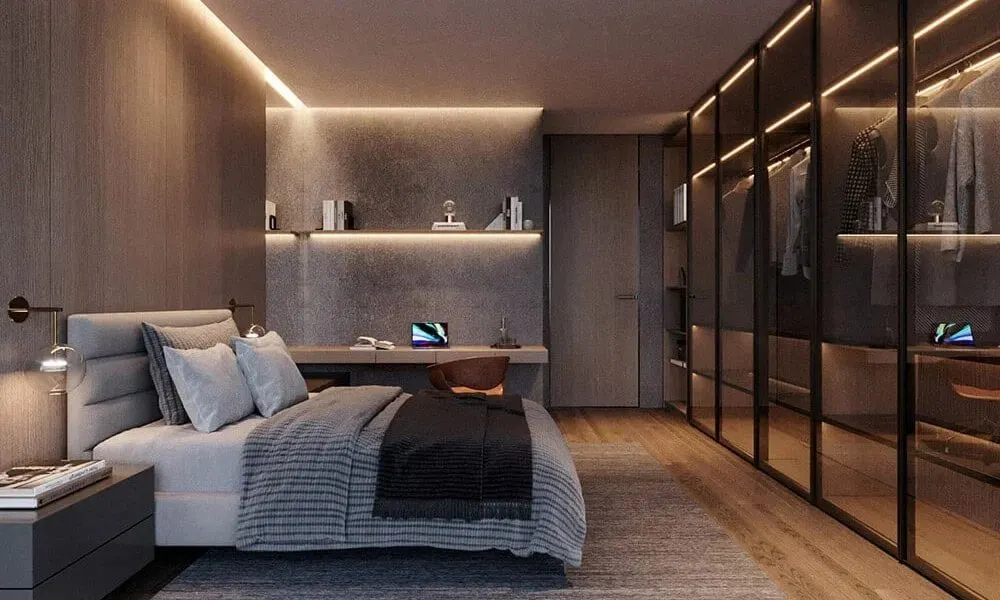 Bedroom of a Polat Levent Exclusive residence