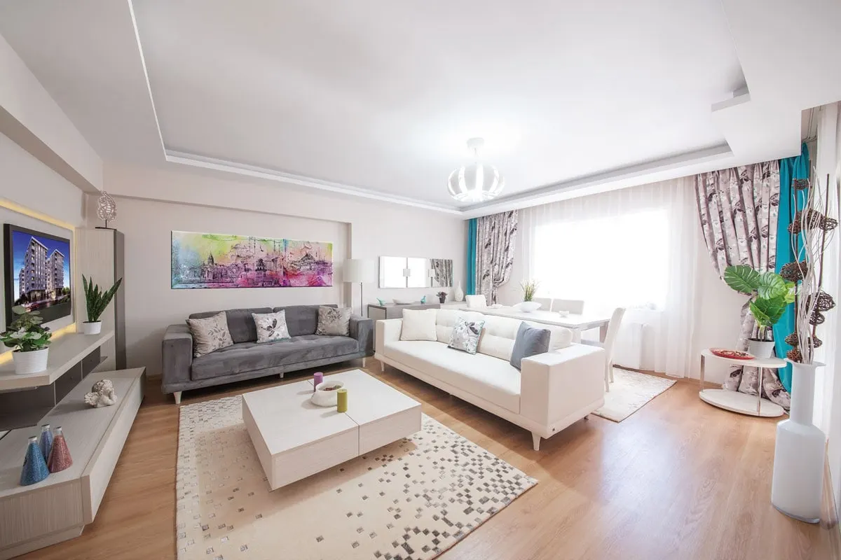 Living room in a Renova Evleri apartment