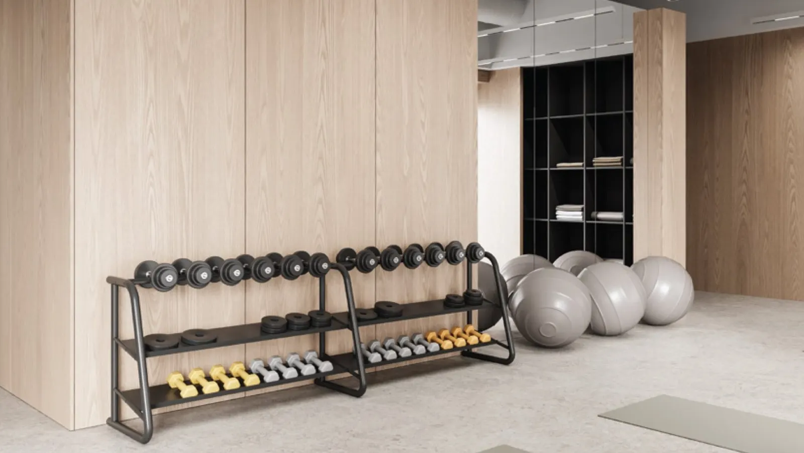 Gym at Seba Center Residences