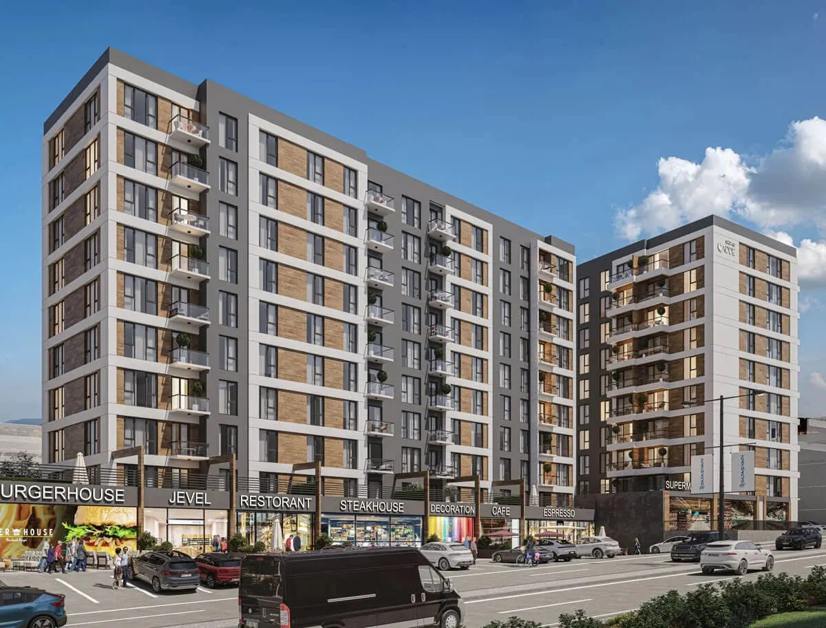 Siltas Cadde blocks and shops on Yakacik Caddesi