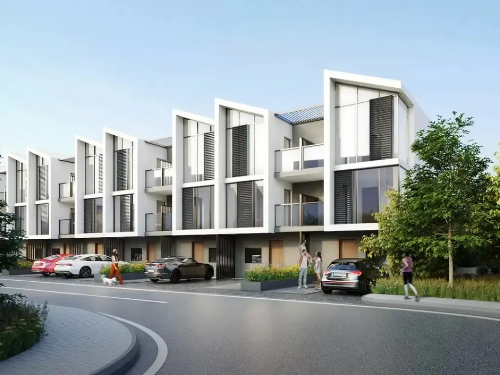 Internal street and townhouses at Sylvana Istanbul