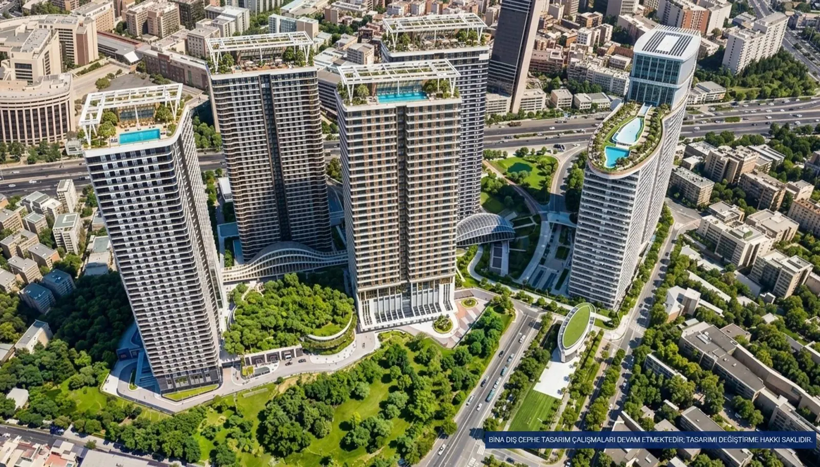 Aerial view of Tasyapi Sisli