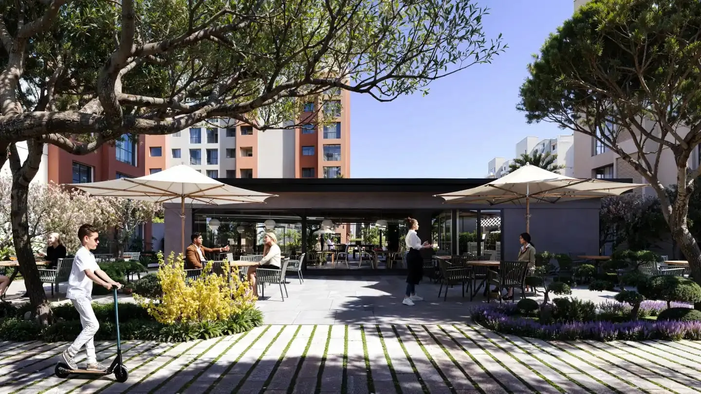 Garden cafe at Tria Green Life