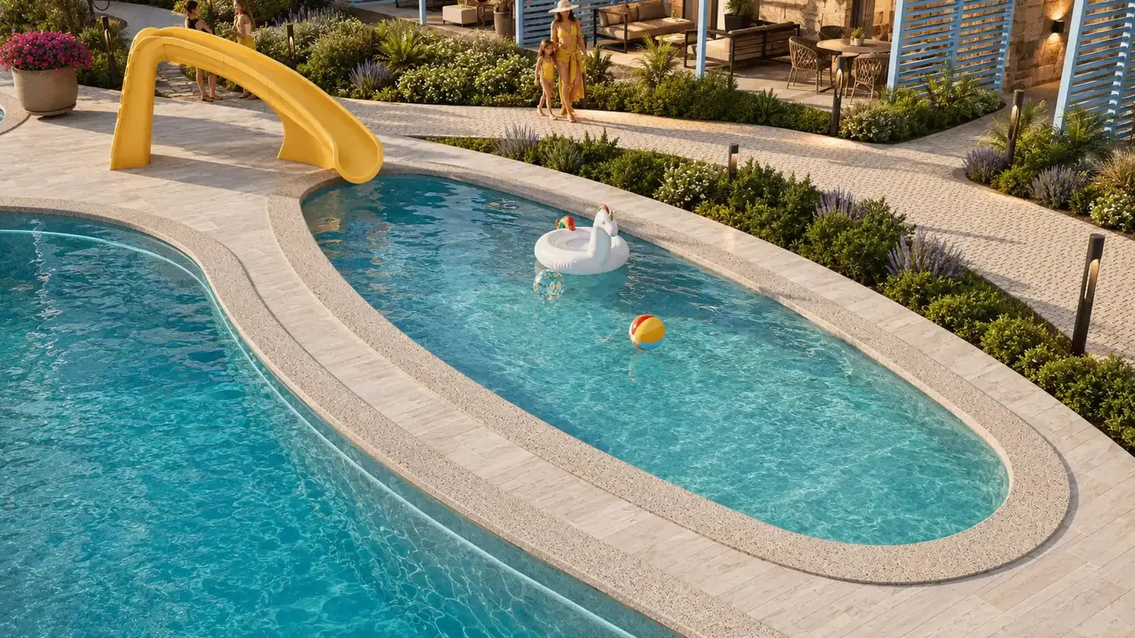 Children's pool at Tria Kordonboyu