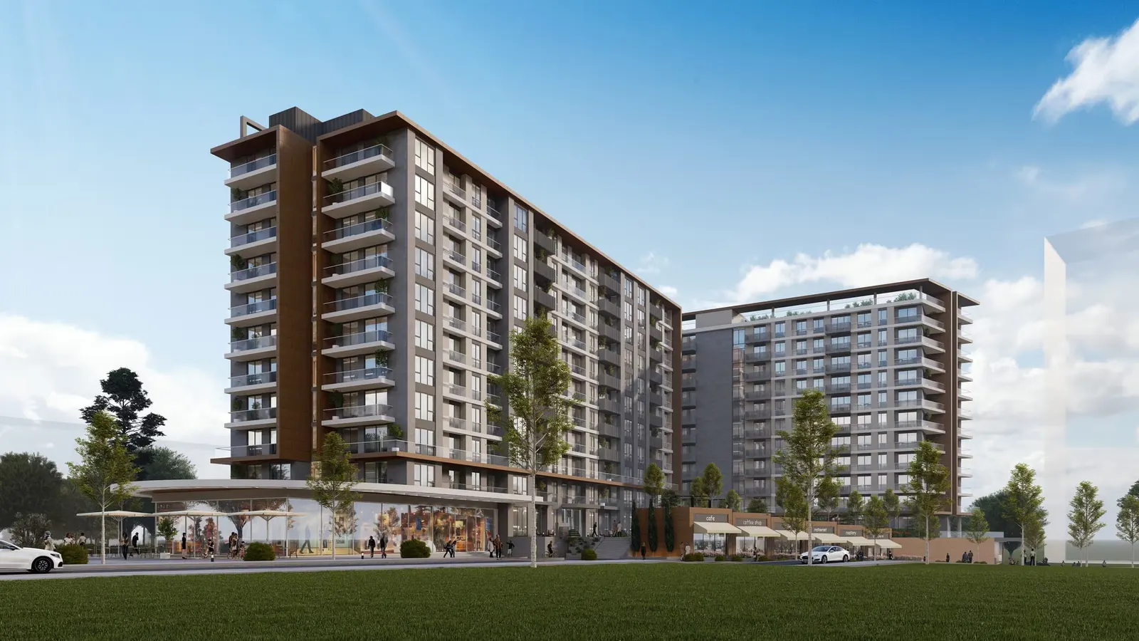 Both Valory Gunesli blocks and the street front