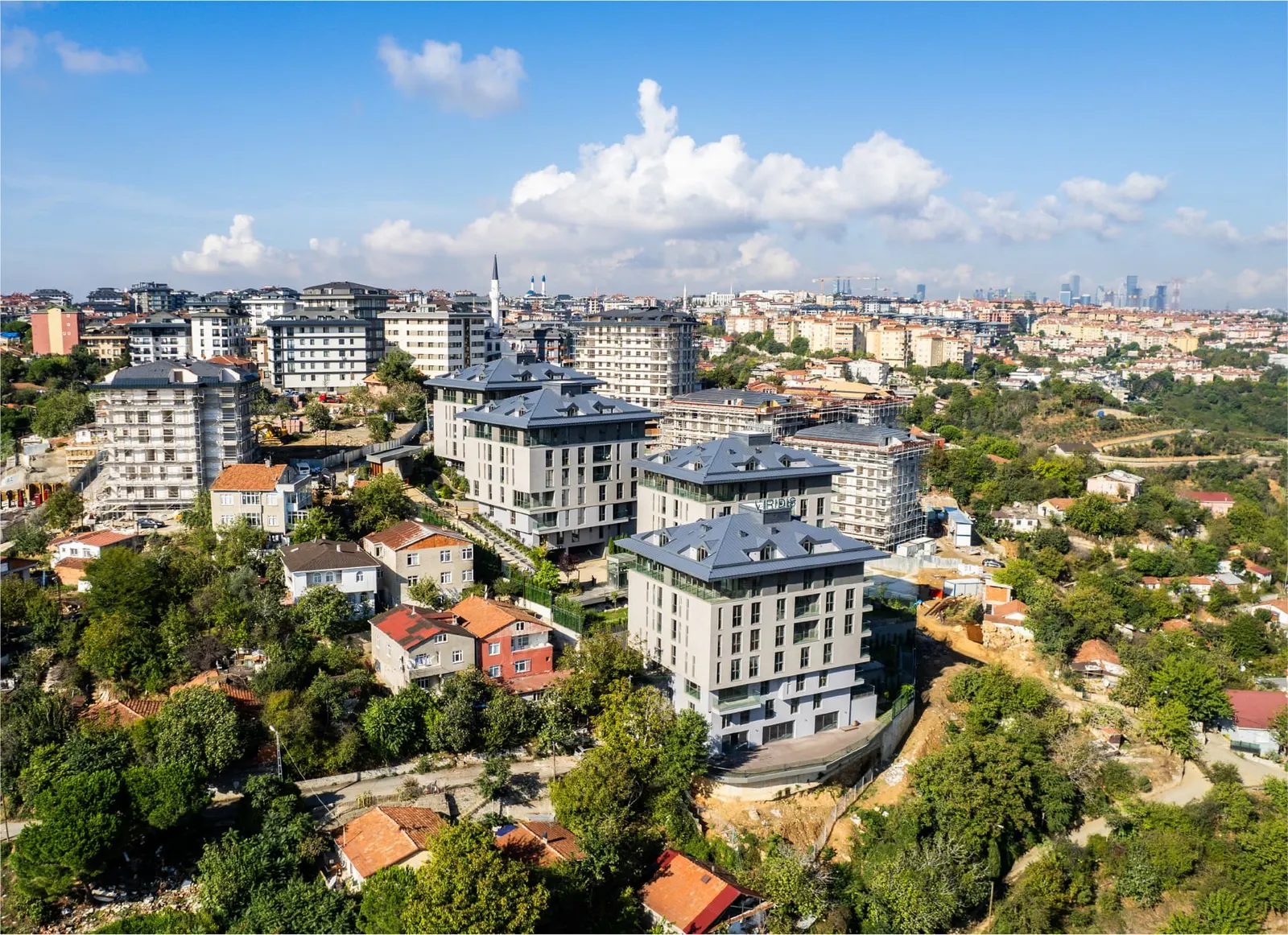Aerial view of the Viridis Cengelkoy blocks