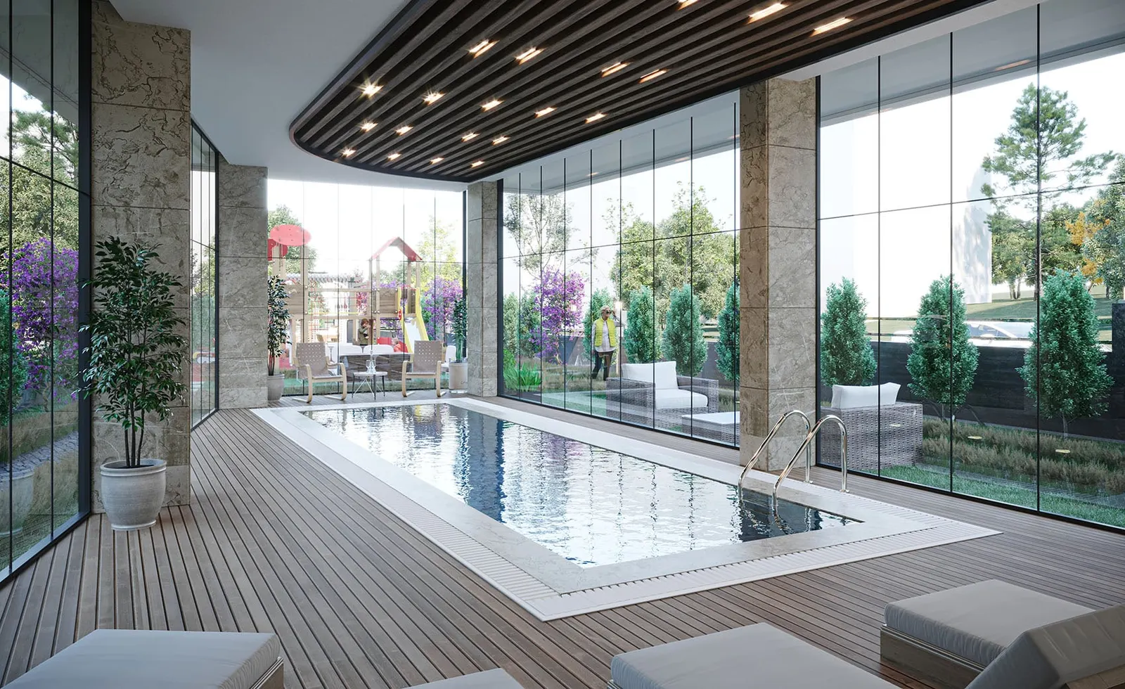 Indoor pool at Viva Perla